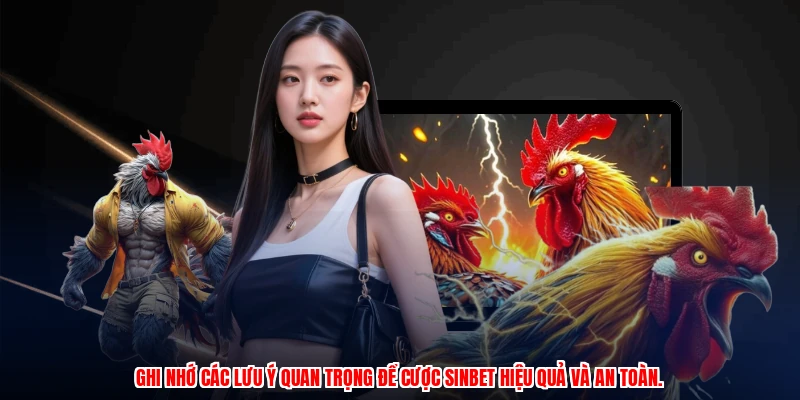 Ghi nhớ các lưu ý quan trọng để cược SINBET hiệu quả và an toàn.