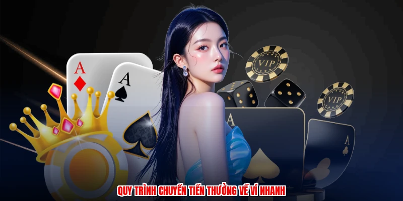 Quy trình chuyển tiền thưởng về ví nhanh