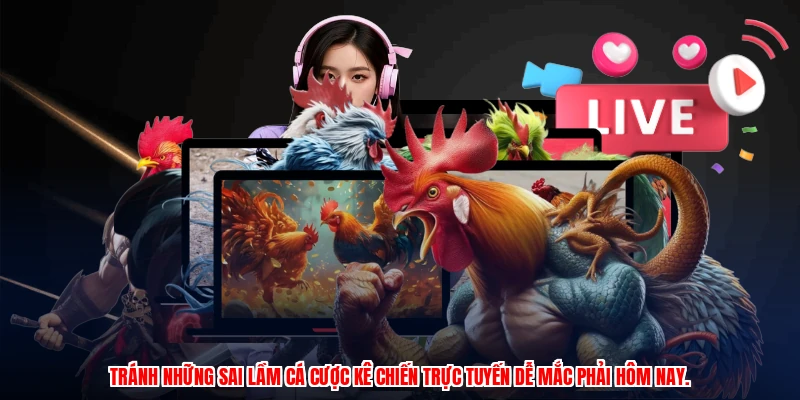 Tránh những sai lầm cá cược kê chiến trực tuyến dễ mắc phải hôm nay.