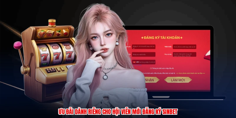 Ưu đãi dành riêng cho hội viên mới đăng ký SINBET